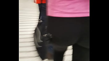 public ass in spandex