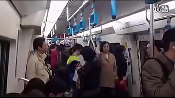 chinese girl abused subway