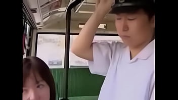 on bus handjob