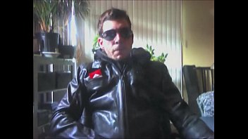 leather jacket smoking