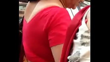 aunty sexy blouse boobs