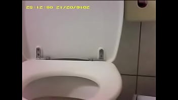 school girl in toilet