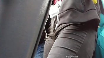 pussy in the bus