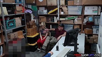 young couple get caught