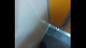 jerking public toilet