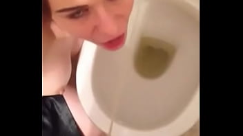 pissing over toilet