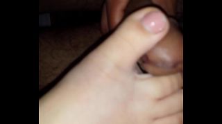 feet sleep cumshot