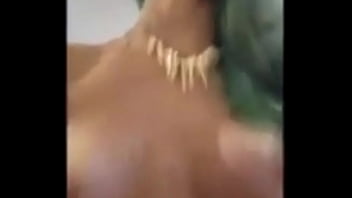 snapchat green hair