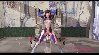 overwatch dva riding