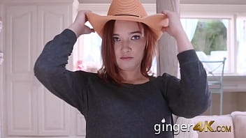 cum on redhead hair