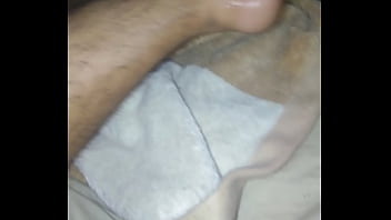 foot in guys ass