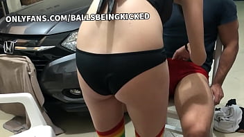 femdom footjob handjob