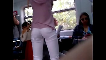 white pants on train