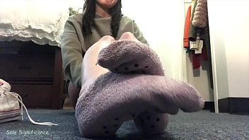 pov foot scrunch