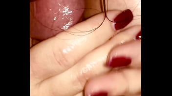 red nail titjob