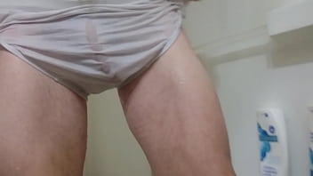 wet white undies