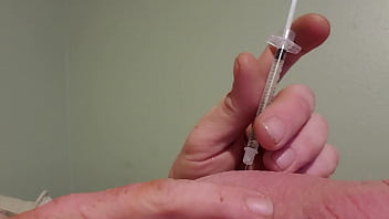 njecting meth shot
