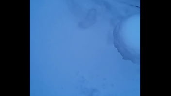 bare feet in snow