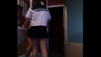 school girl kick