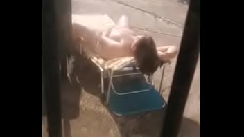 masturbation during sunbathing