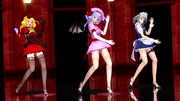 mmd dance touhou shrink