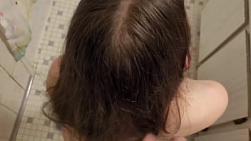 100 dried cum in hair