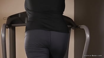 big tits treadmill