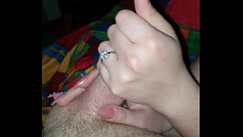 cum on nails