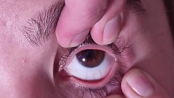 cum eyes open