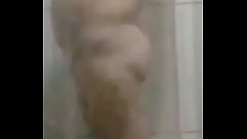 mother in shower