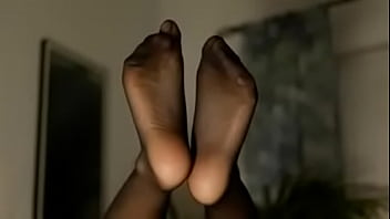 feet soles nylon