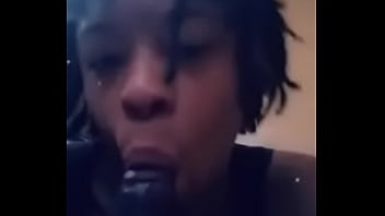 ebony amateur throat