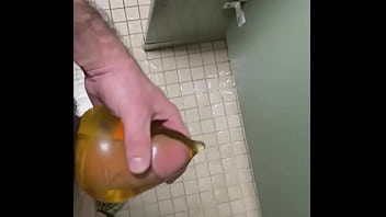 public teen cum piss