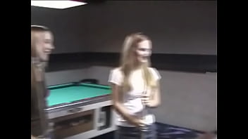 pool table threesome