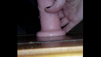 lue hairy anal dildo