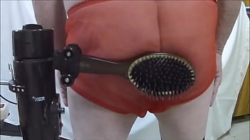 spanking hair brush