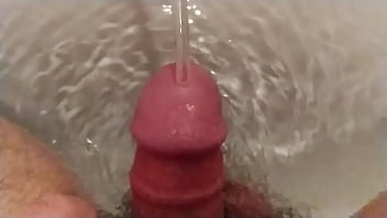 washing penis in bath