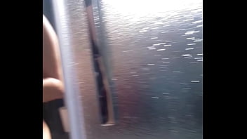 spy boobs shower