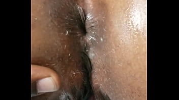 black anal closeup