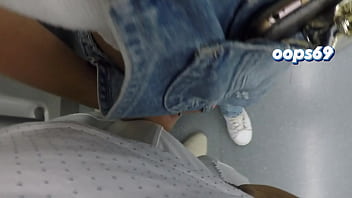 handjob bus flashing
