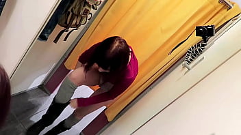 changing room anal solo