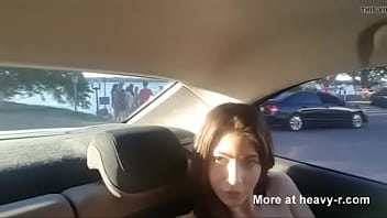 teen masturbation in car