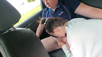 moving car handjob