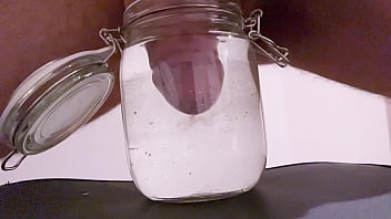 cum in specimen jar