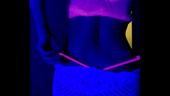 pawg neon bikini