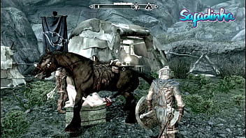 skyrim machinema anal