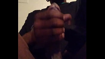 black uncut dick masturbation