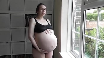 huge preggo belly