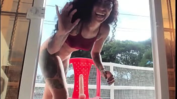 girl masturbates playground