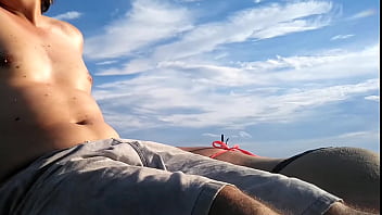 beach dogging cum